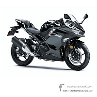 OEM Decals Kawasaki NINJA 400 2021 - Black • Original Stickers